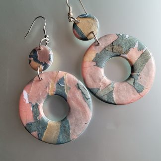 Boucles d'oreilles douceur nacré