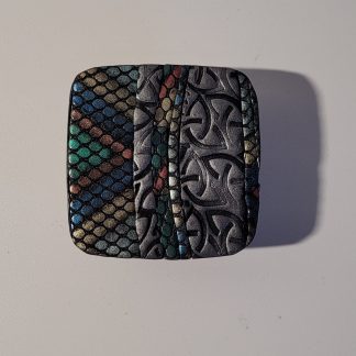 Bouton Button peau de serpent