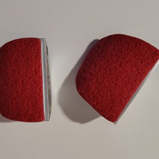 Petit bouton déco Shark ROUGE CERISE