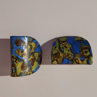 Petit bouton déco Shark BLEU VERT